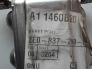 VW CRAFTER ОГРАНИЧИТЕЛЬ ПЕРЕДНЕЙ ДВЕРИ 2E0837249B OEM