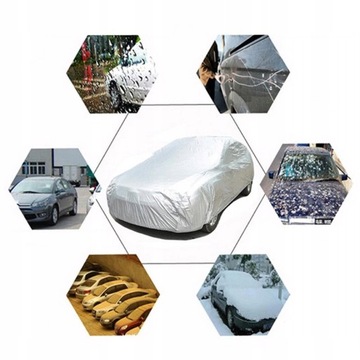 ТВЕРДЫЙ БРЕЗЕНТОВЫЙ АВТОМОБИЛЬНЫЙ КРЫШКА БОЛЬШОЙ Водонепроницаемый НА ЗИМУ