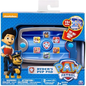 ИНТЕРАКТИВНЫЙ ЗВУК ДЛЯ ПЛАНШЕТА PAW PATROL RYDER