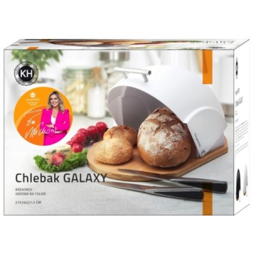 Практичный контейнер для хлеба БЕЛЫЙ ХЛЕБ + РАЗДЕЛОЧНАЯ ДОСКА 2в1 ГАЛАКТИКА