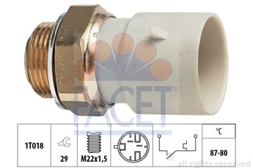 FACET 7.5271 PŘEPÍNAČ TERMICKÝ VENTILÁTOR CHLADIČŮ