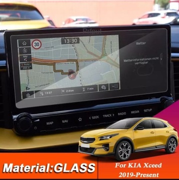 SZKŁO SZYBA WYŚWIETLACZA KIA XCEED 19- ANTYPALCOWANIE