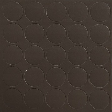 ZAŚLEPKI MEBLOWE MASKUJĄCE DO KONFIRMATÓW SAMOPRZYLEPNE FI 14mm CZEKOLADOWY