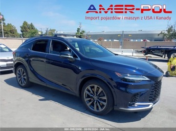 Lexus RX V 2023 Lexus RX 2023 RX 350 AWD , 2.4l 275 KM, F-Sport, uszkodzony zderzak 2.4