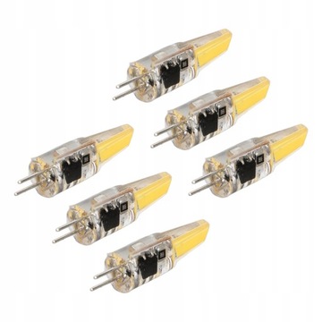 6шт 6Вт 500лм G4 светодиодная гелевая лампа COB
