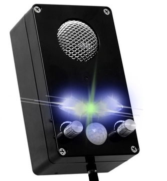 Репеллент от дикой куницы с регулируемой мощностью и сильной вспышкой.