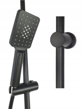 Deszczownica bateria wannowa termostat +umywalkowa