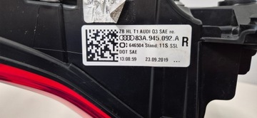 AUDI OE 83A945092A SVĚTLO ZADNÍ KOMBINOVANÁ