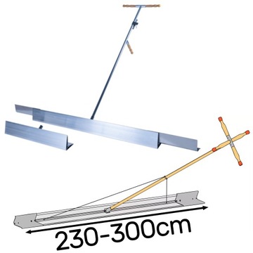 LISTWA ZGARNIAJĄCA Probst EASYPLAN 230/300cm 3m zagarniająca ciężar 15kg