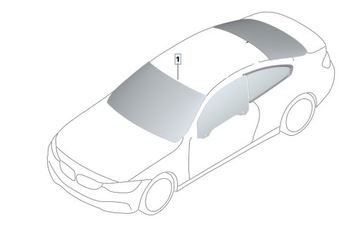 Szyba przednia HUD BMW 4 F32/F36 M4 F82 Oryginał