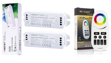 Sterownik RGB + Pilot RGB do taśm LED 4 strefowy