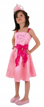 Strój BARBIE księżniczka przebranie sukienka r.132