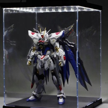 2шт прозрачный акриловый футляр для фигурки куклы