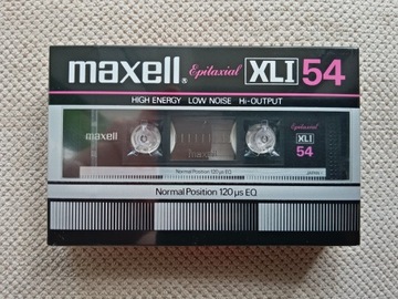 Kaseta MAXELL XLI 54, rok 1983