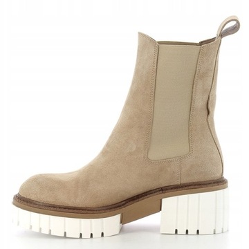 РАБОЧИЕ БОТИНКИ CARINII B7345 TRAPERS, БЕЖЕВАЯ КОЖА