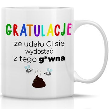 KUBEK 330ml Prezent dla KOLEGI Z PRACY IMIĘ Wzory