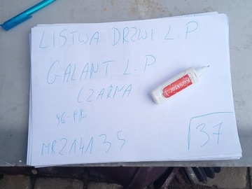 LIŠTA DVEŘE LEVÝ PŘEDNÍ GALANT MR214135 96-98R