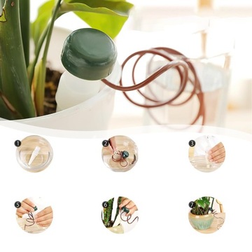 ИРРИГЕР ДЛЯ ГОРШКОВ, ПОЛИВА РАСТЕНИЙ И ЦВЕТОВ АВТОМАТИЧЕСКИЙ 10 ШТ.