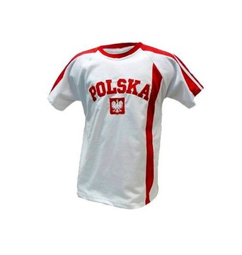 Koszulka Męska kibica SIATKÓWKA POLSKA ORZEŁ - L