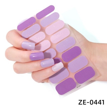 16x Kleje do paznokci Owiń plastry do paznokci za pomocą pilnika do paznokci Samoprzylepne styl C