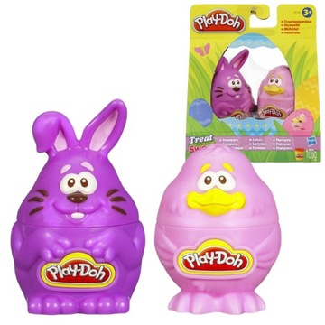 PLAY DOH CIASTOLINA ZESTAW ZAJĄC KURCZAK STEMPLE