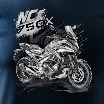 Koszulka z motocyklem Honda NC750X NC 750 X Adventure na prezent