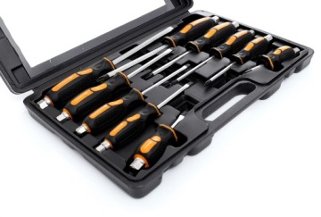 Отвертки перфорационные, отвертки слесарные, 10 шт.