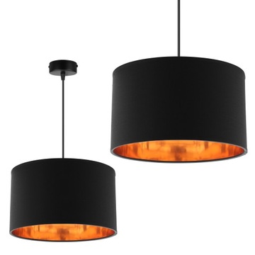 LAMPA WISZĄCA SUFITOWA ŻYRANDOL ZŁOTY ŚRODEK LED
