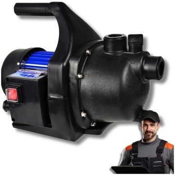 POMPA OGRODOWA POWIERZCHNIOWA 1200W DO WODY BASENU OCZKA WODNEGO GEKO