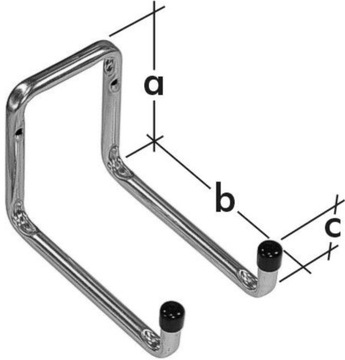 Hak podwójny typu U 160mm