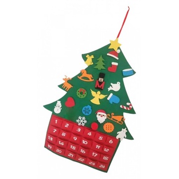 Advent Calendar Christmas counting Christmas tree