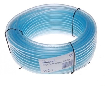 WĄŻ WĘŻYK PALIWA PRZEWÓD PALIWOWY 5 mm 50cm