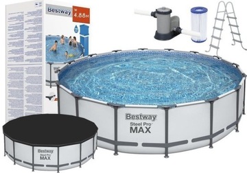 BASEN STELAŻOWY 488 x 122cm BESTWAY 5612Z