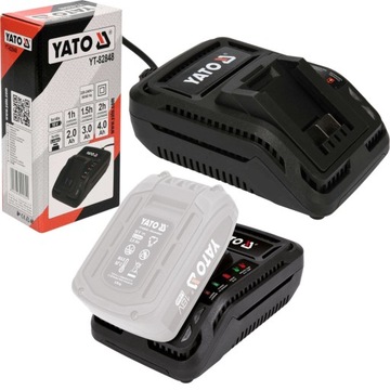 ЗАРЯДНОЕ УСТРОЙСТВО YATO 18V СИСТЕМА YATO BATTERY YT-82848