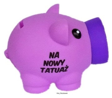 Skarbonka NA NOWY TATUAŻ super upominek dla Żony