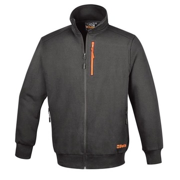 BETA BLUZA 7664G SZARA ZAPINANA NA ZAMEK, ROZ. XXL