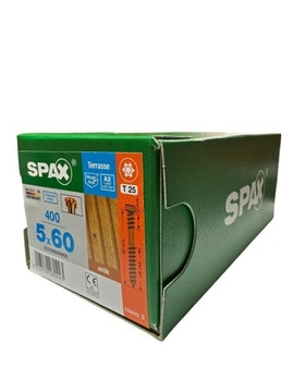 SPAX-D WKRĘTY TARASOWE 5x60 A2 400szt STARE ZŁOTO