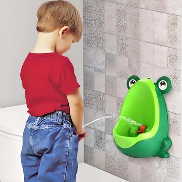 ПИСУС-ГОРШОК ДЛЯ ДЕТЕЙ МАЛЬЧИК НА СТЕНЕ ЛЯГУШКА