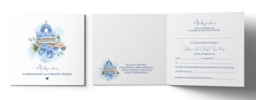 Приглашение к святому крещению +конверт +строка