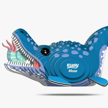 Морской динозавр Мозазавр. Эко 3D Пазл