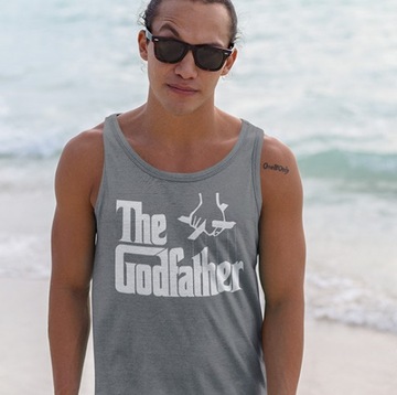 TANK TOP THE GODFATHER & SCAREFACE BLACK