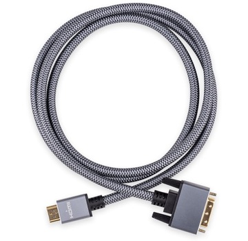 Кабель HDMI-DVI, 1,5 м, двунаправленный DVI-HDMI 24+1