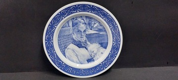 Kolekcjonerski talerz ozdobny Mors Dag Rorstrand Szwecja 1979 design