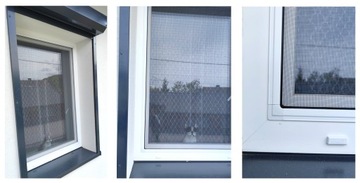 Moskitiera ZŁOŻONA na wymiar ALUMINIOWA RAMKA siatka przeciw owadom