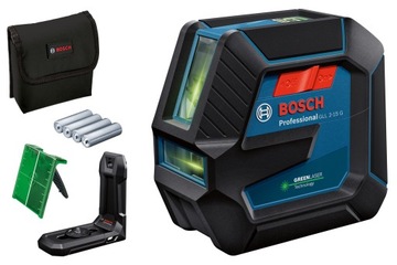 Laser liniowy zielony Bosch GLL 2-15 G + Uchwyt LB 10