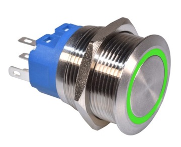Przełącznik wandaloodporny bistabilny 22mm zielony