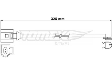 CZUJNIK KLOCK. HAMULC. VW TOUAREG 10- PRZÓD (2)