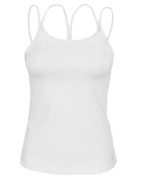 Koszulka damska adidas Studio Slim Strappy Back Tank Top biała HE3141 XL