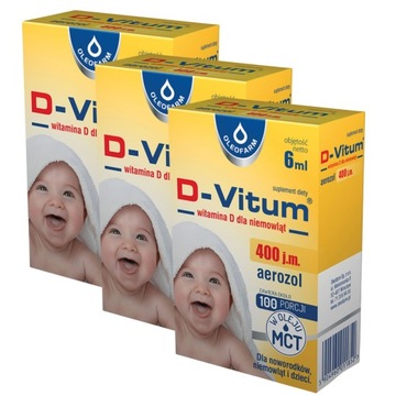 D-VITUM Witamina D dla niemowląt aerozol 6 ml