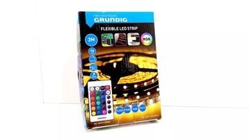 FLEXIBLE LED STRIP GRUNDIG TAŚMA LED Z PILOTEM
